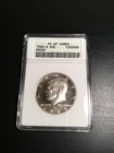 🔥1969 S Kennedy Half Dollar Proof ANACS PF67 old soapbox holder Cameo 🔥