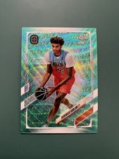 2021-22 Topps Chrome OTE Dominick Barlow Aqua Wave Refractor RC XRC SP /199