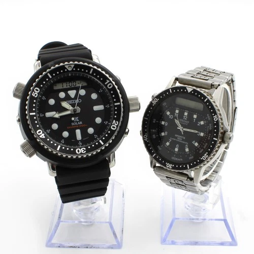 Vintage Seiko Divers Sports Pre Arnie Men's Wristwatches Lot of 2 #WB4152-2