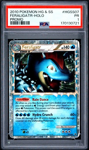 Feraligatr graded PSA 1 for sale on eBay