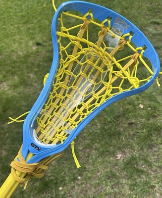 Womens Lacrosse Stick STX Crux 400 Head Custom Pita Pocket Titanium Shaft