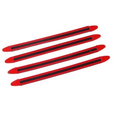 4 Pcs Anti-collision Car Bumper Guard Strip Trims Protector Rear