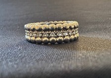 Felicia Ring Women?s Size 9. Sterling Silver and DiAmi.