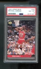 1992-93 Upper Deck #488 Michael Jordan Game Faces PSA 8 Graded Card NBA 92-93