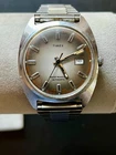 Vintage 1974 Timex Viscount Watch Automatic Gray Fume Gradient Dial 47550 03274