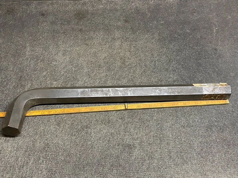 Jumbo Allen Wrench 1-1/4” Long Arm 18” USA New - Image 3 of 4