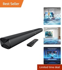 Advanced Smart TV Soundbar - 80W Output, Bluetooth, ARC, AUX Connectivity