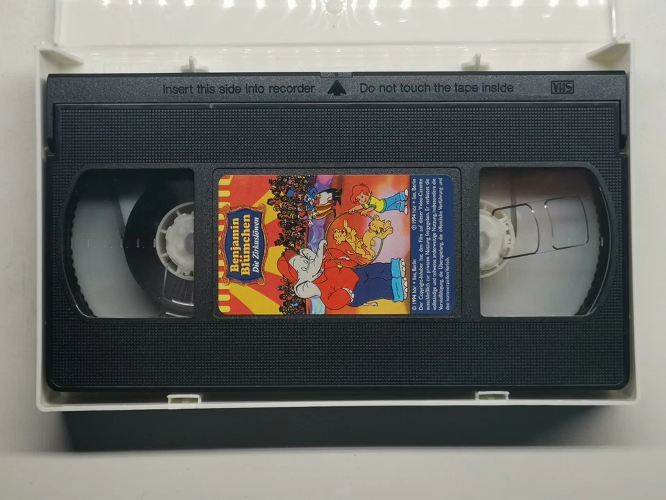 VHS Benjamin Blümchen - Die Zirkuslöwen - 1994 hör + lies - Bild 4 von 4