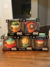 5 Qty South Park Vinyl Figure Complete Set Culturefly Comedy Central Toys