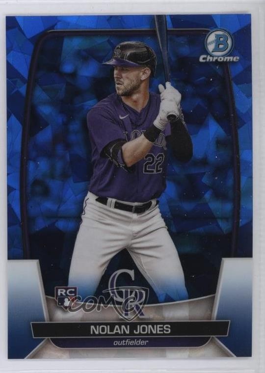 2023 Bowman Chrome Sapphire Edition Nolan Jones #4 Rookie RC
