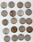1922 Peace Silver Dollar roll of 20 VG to AU