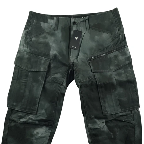 G Star Raw Pants 34x34 Mens Rovic 3D Regular Tapered Cargo Camo Hammer Ripstop - Picture 3 of 15
