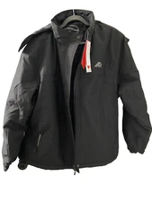 Women's  Waterproof Snow Ski Winter Jacket hooded XXL Black