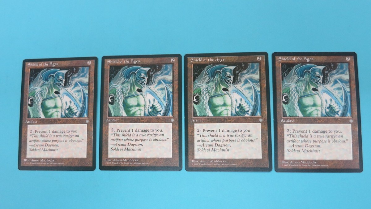 4x SHIELD OF THE AGES PLAYSET ICE AGE MTG MAGIC GATHERING NM