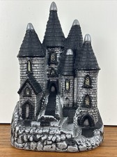 Vintage Byron Molds Victorian Castle - Eerie Halloween Decoration Hand Painted