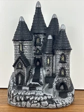 Vintage Byron Molds Victorian Castle - Eerie Halloween Decoration Hand Painted