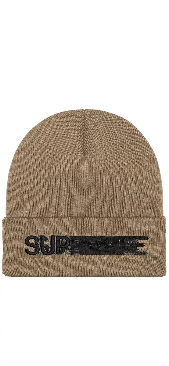 Supreme motion hotsell logo beanie black