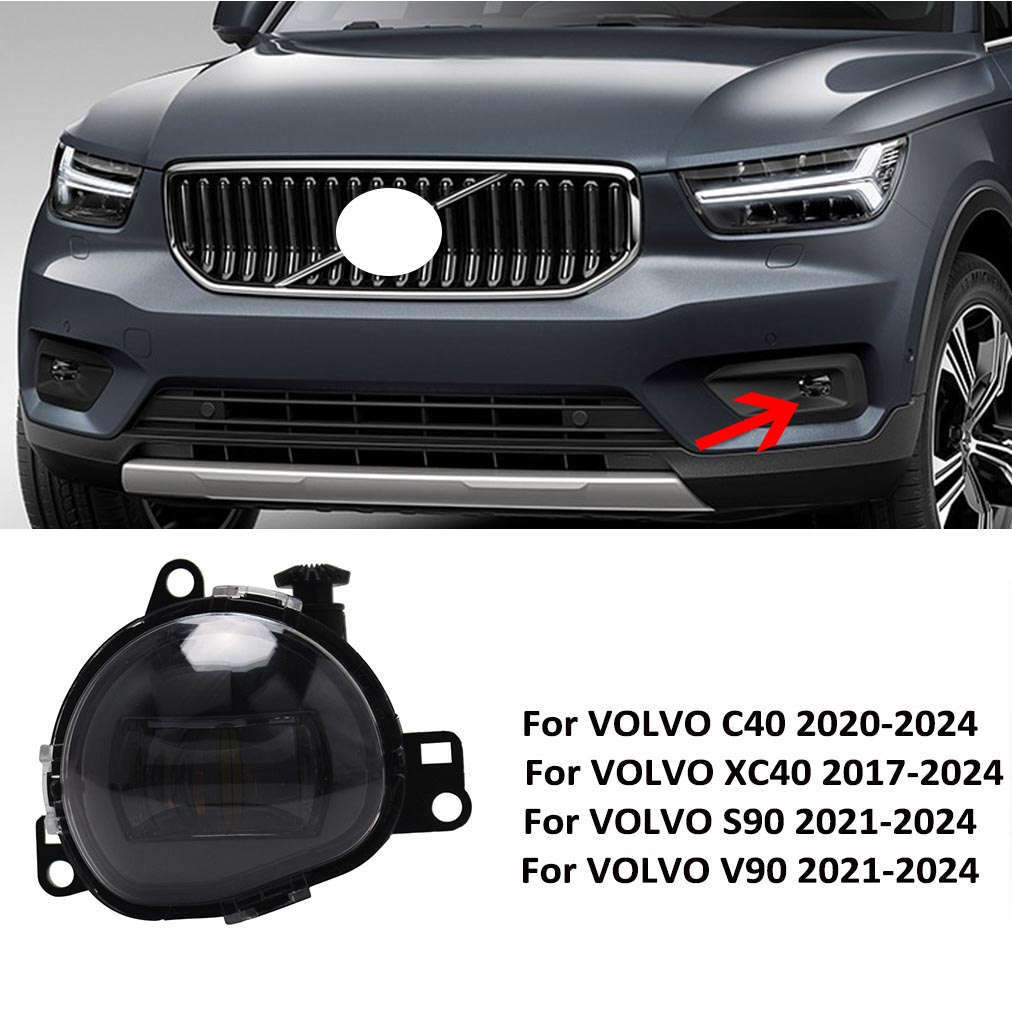 Front Bumper Fog Light Lamps For Volvo C40 S90 V90 XC XC40 2020-2024 Left