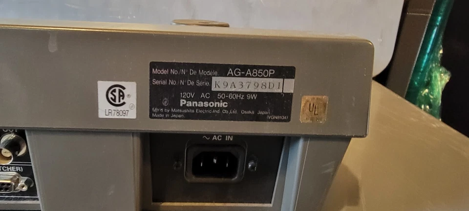 Panasonic AG-A850P Edit Controller - USED - Image 3 of 3
