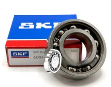 SKF 6004 Z DEEP GROOVE BALL BEARING, OPEN ONE SIDE 20x42x12mm