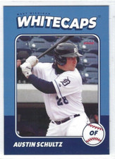 2022 West Michigan Whitecaps (Class A-Detroit Tigers) Austin Schultz
