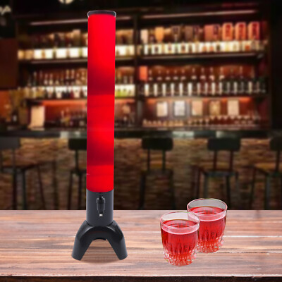 3L/100oZ Liquor Tower Dispenser Cold Beer Beverage Drink Juice with Ice Tube New