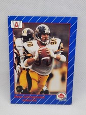1991 AW Sports CFL Football Card #52 Pete Giftopoulus Hamilton Tiger-Cats LB