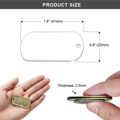 Accessori Personalizzati Per Collare Con Targhetta Identificativa Per Cani E Gatti Per Animali Domestici Collana Con Ciondoli A Catena Con Incisione Personalizzata Per Prodotti Con Nome Di Targ - Foto 11