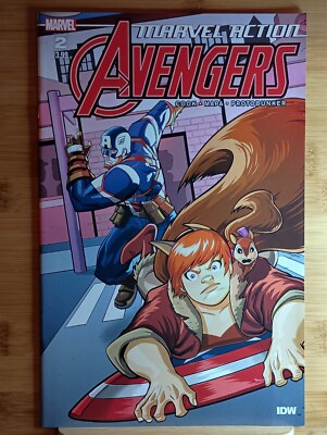 2020 Marvel IDW Comics Marvel Action Avengers Issue 2 Butch Mapa Cover B Variant