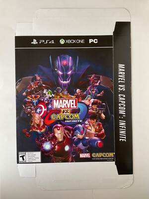 Marvel vs Capcom Infinite Display Rare Promo 2017 PS4 XBOX ONE PC
