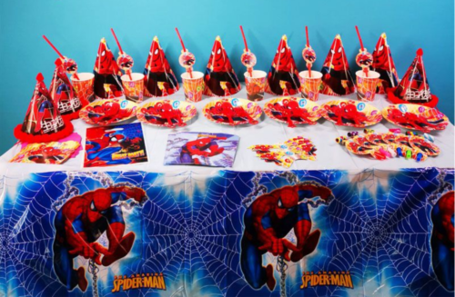 Marvel Superhero Spider-man Tablecloth Birthday Party Tablecover Decoration - Picture 3 of 5