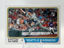 2023 Topps Heritage #178 Easton McGee RC Mariners Rookie