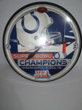 Indianapolis Colts NFL Licensed Wincraft 12" Quartz Quartex Wall Clock