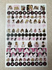Barbie Sticker Single Sheet Mattel Friends New Decorate Cards School Supplies