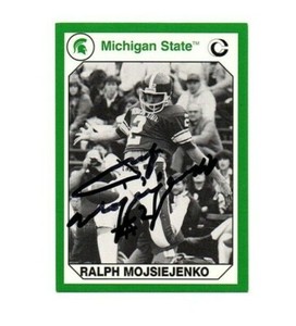 Ralf Mojsiejenko Michigan State Msu Spartans Football Signed Card Ralph Redskins Ebay Ralf Mojsiejenko Michigan State Msu Spartans Football Signed Card Ralph Redskins Ebay