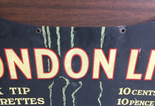 LONDON LIFE ZIGARETTEN WERBESCHILD / EXTREM SELTENE VERSION - Bild 9 von 11