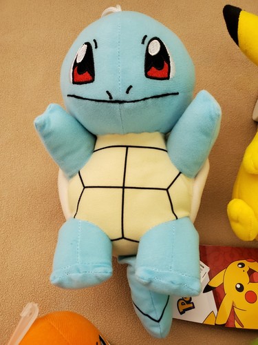 Pokemon Plush Set of 4 Pikachu Bulbasaur Charmander Squirtle Stuffed Animal Toys - Picture 2 of 5