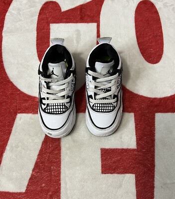 Toddler Nike Air Jordan Retro SE 'DIY' Shoes Size 8C White Black