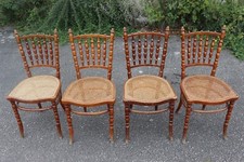 Série 4 chaises bistrot Fischel n°109