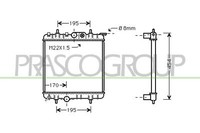 KüHler WasserküHler Passend FüR Peugeot 206 SchräGheck 2A/C 1.4I 1.1I 1.6I 1.1