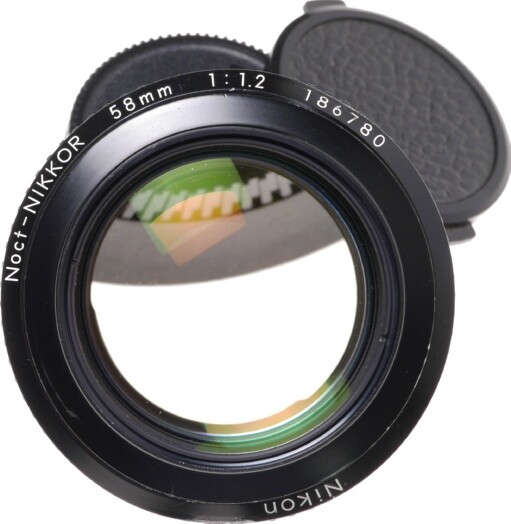 Noct-NIKKOR 58mm 1:1.2 rare Nikon fast lens f1.2 f58mm SLR camera