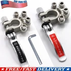 2Pcs Car Battery Terminal Connectors Clamp Quick Release Adjust Disconnect Tool
