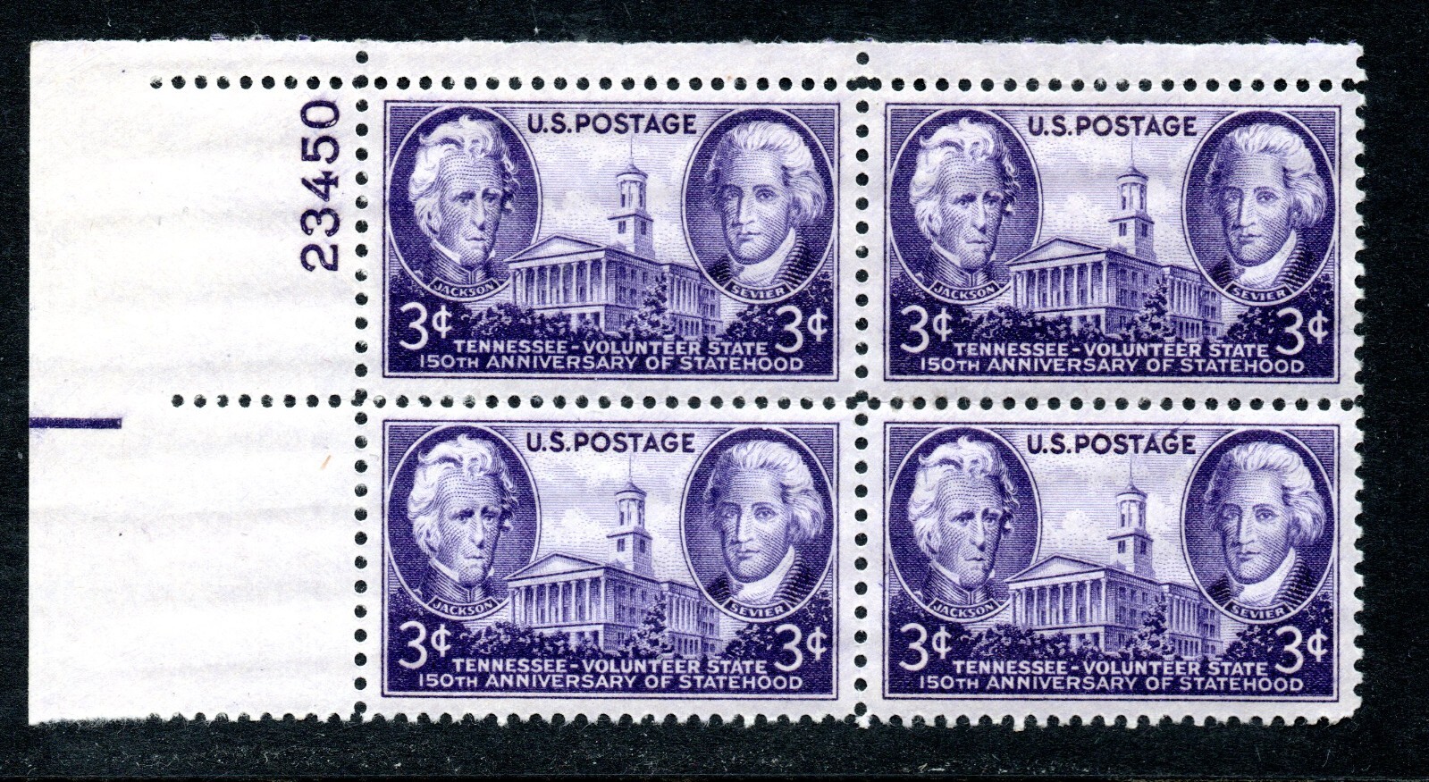 US Scott #941 Plate Block of 4, #23450 UL, MNH | eBay