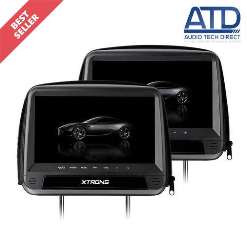 Universal 9" Coche Reposacabezas Video DVD HDMI USB TV SD | eBay