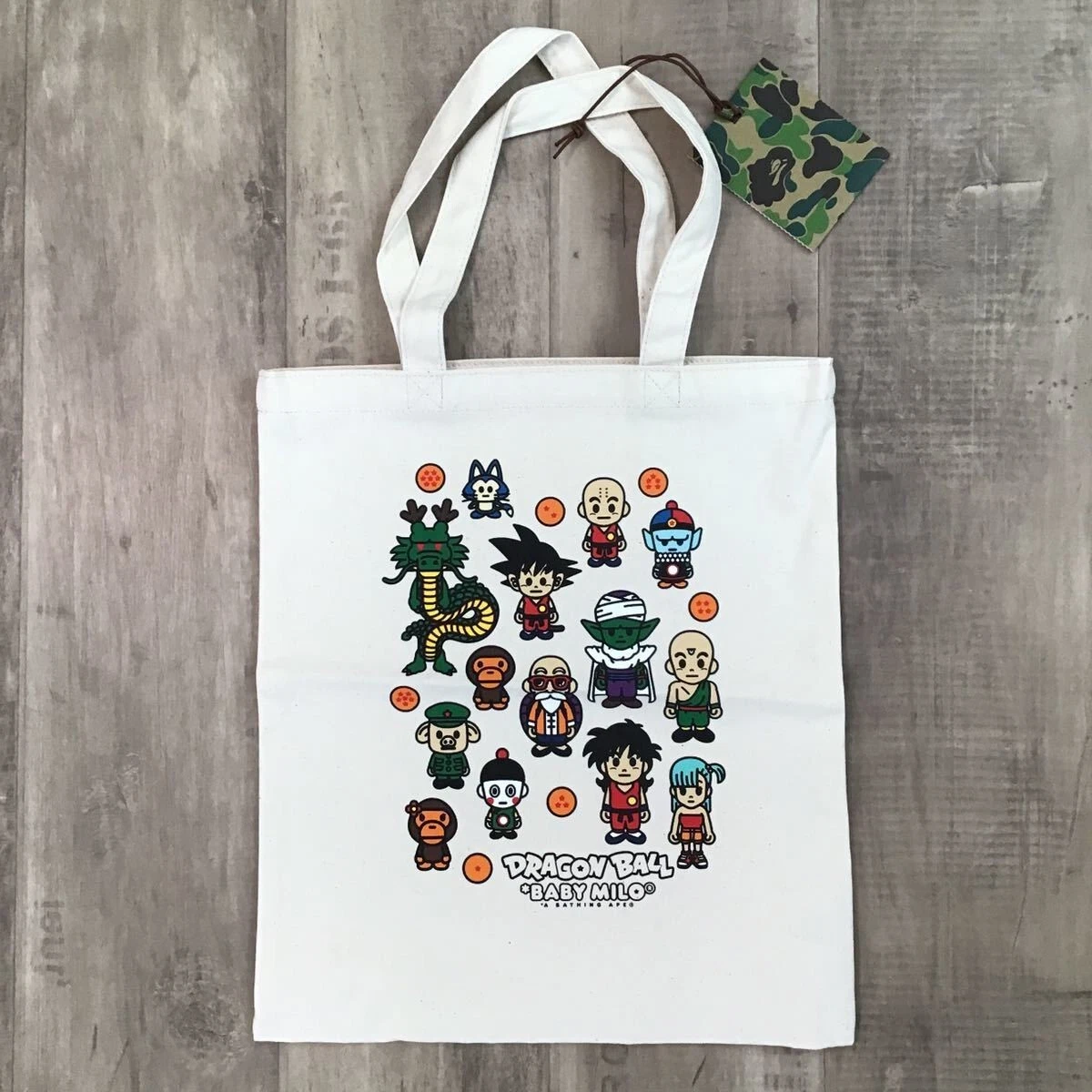 BAPE Dragon Ball Milo tote bag a bathing ape