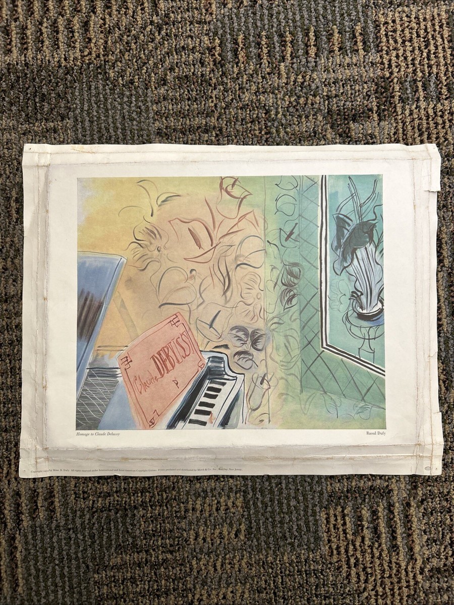 Raoul Dufy Homage to Claude Debussy Copyright 1953 Mme Dufy Raoul Dufy Homage to Claude Debussy Copyright 1953 Mme Dufy