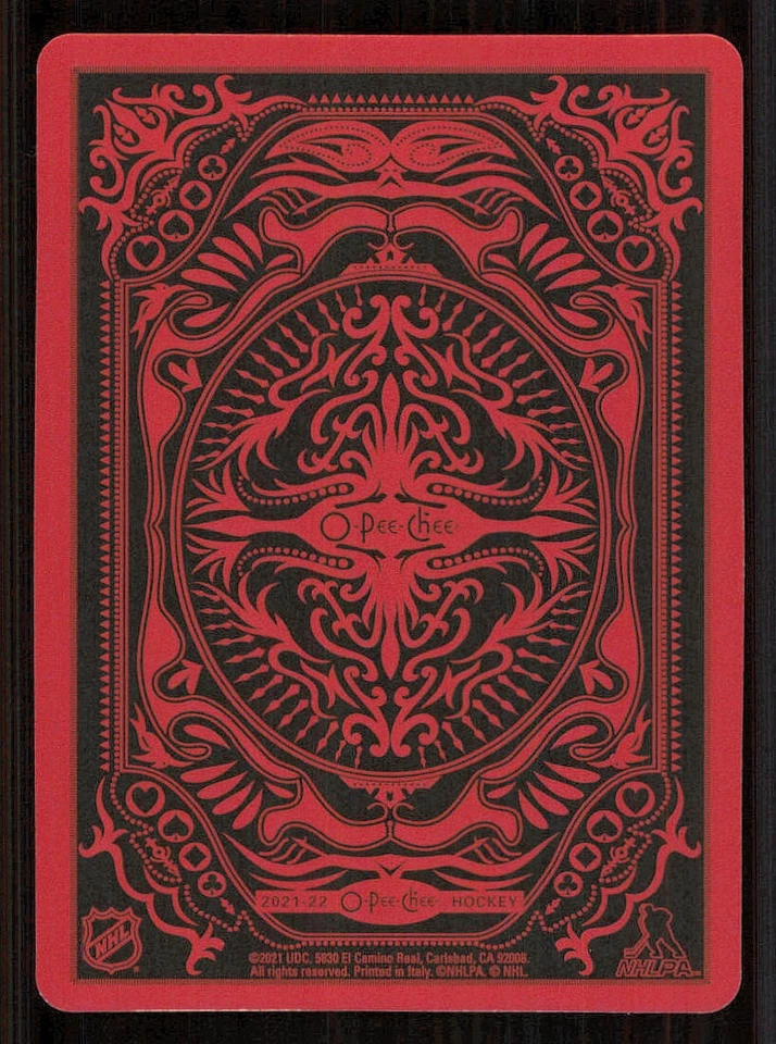 2021-22 O-Pee-Chee Playing Cards #3DIAMONDS Dylan Larkin - Image 2 of 2