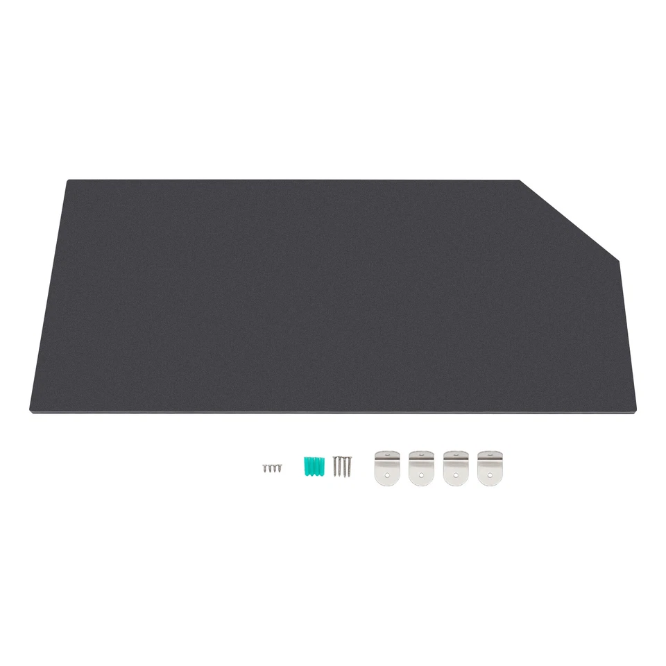 Panel de partición de urinario de ángulo biselado montado en la pared pantalla de urinario partición de inodoro Foto 4 de 4