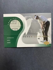 2001 Upper Deck Tour Threads Peter Jacobsen #TT-PJ
