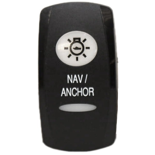 Carling Boat Rocker Switch Cover NAV / ANCHOR Black 2 Inch eBay